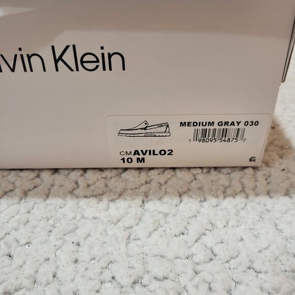 Calvin Klein Men's Avilo Loafer  Medium Grey  size 10 - Picture 7 of 7